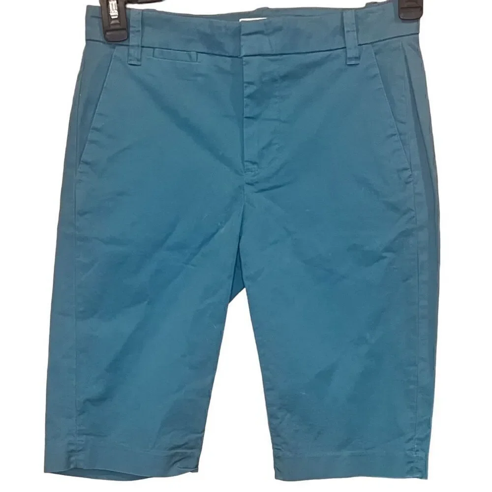 VINCE Coin Pocket Solid Shorts in Dark Blue NWT Size 2